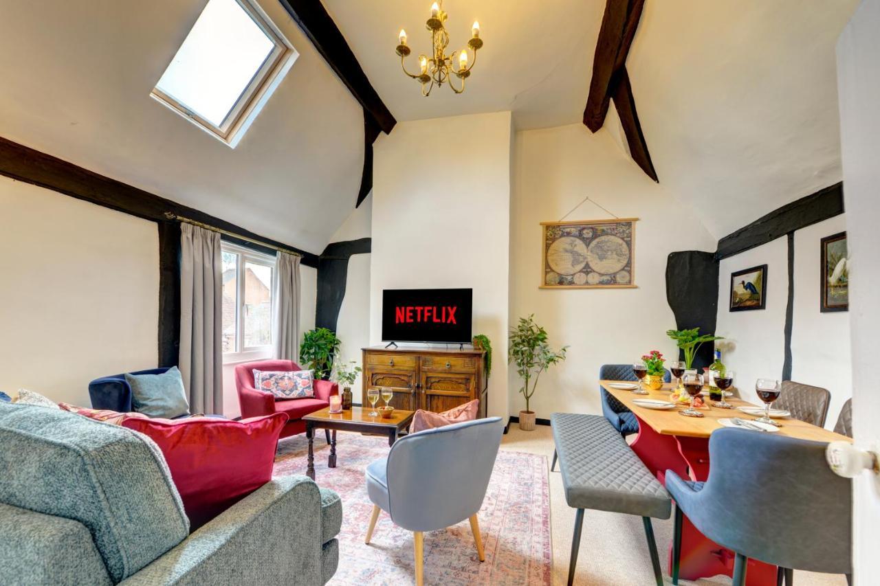 Loft Cottage By Spa Town Property - 2 Bed Tudor Retreat Near To Stratford-Upon-Avon, Warwick & Solihull Buitenkant foto